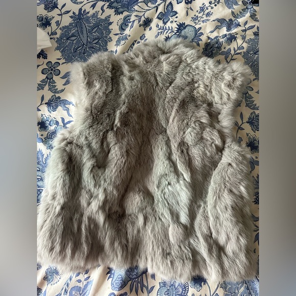 Adrienne Landau Rabbit Fur Vest - Picture 3 of 5